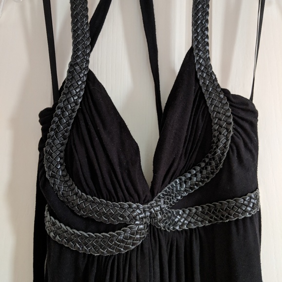 Black Sky Halter Dress - Picture 2 of 3